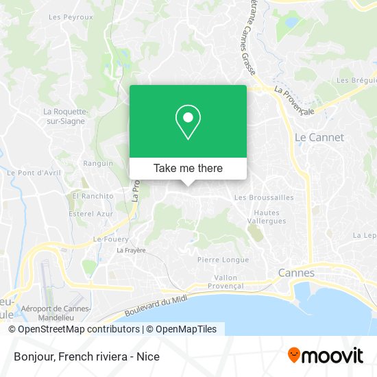 Bonjour map