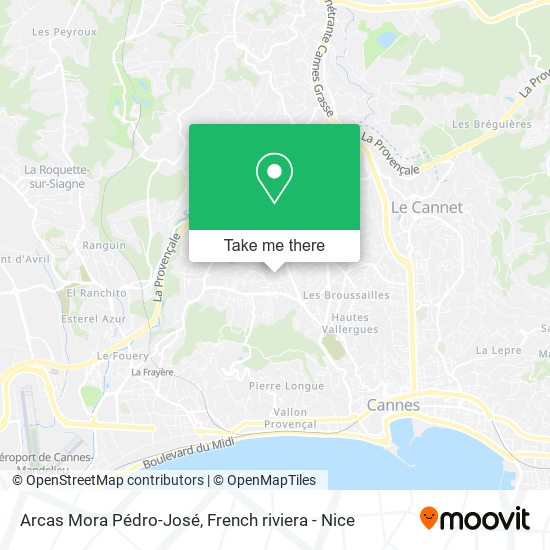 Arcas Mora Pédro-José map