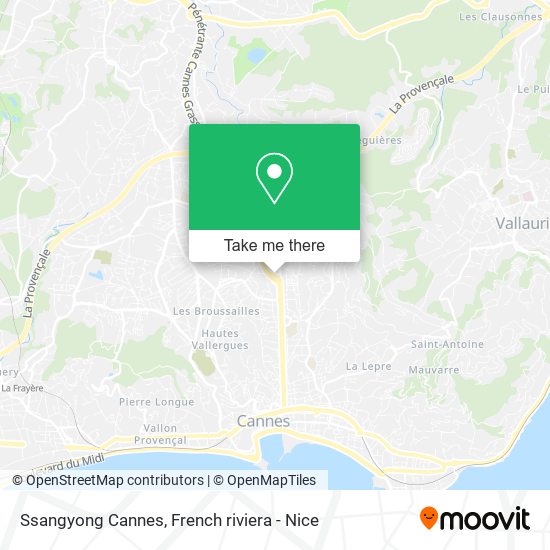 Mapa Ssangyong Cannes