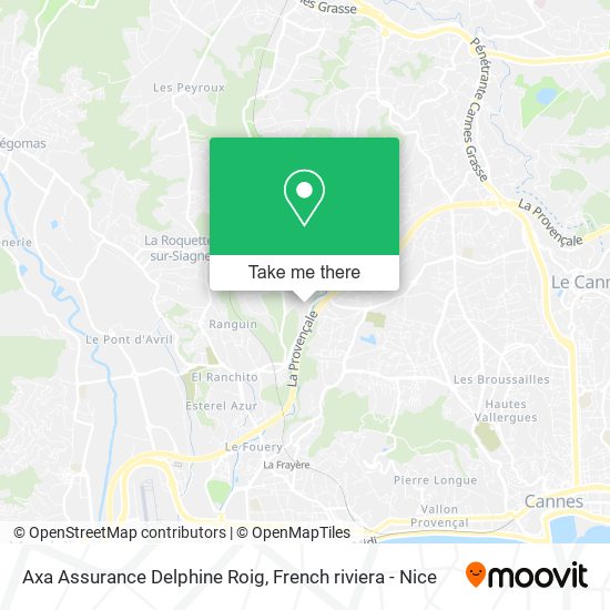 Axa Assurance Delphine Roig map