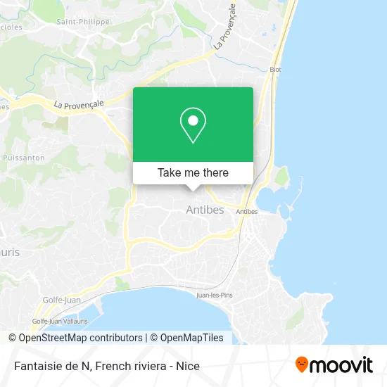 Fantaisie de N map