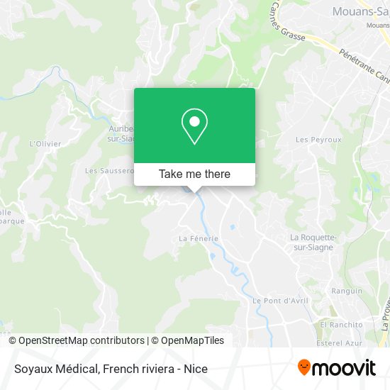 Soyaux Médical map