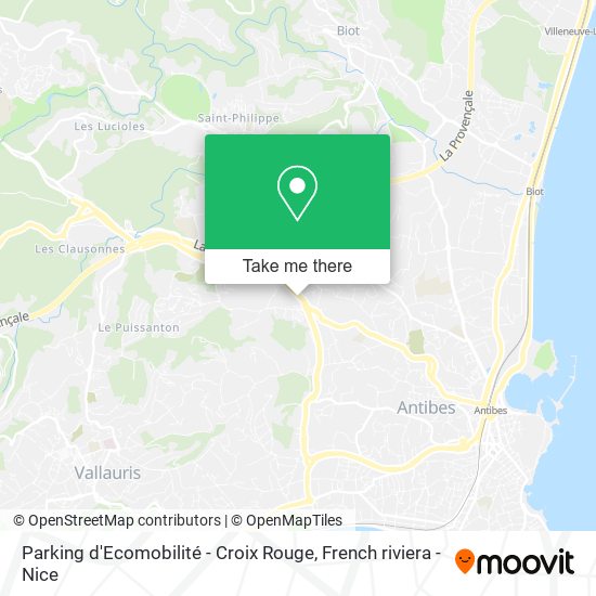 Parking d'Ecomobilité - Croix Rouge map