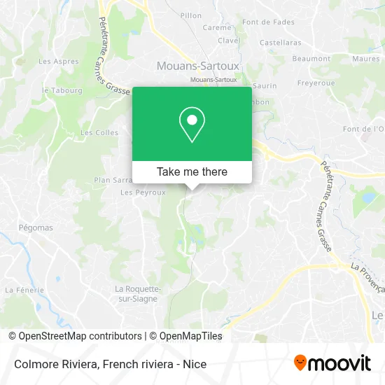 Colmore Riviera map
