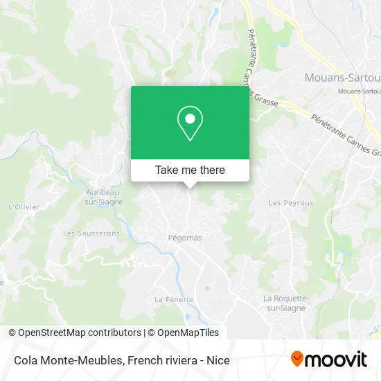Cola Monte-Meubles map