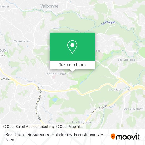 Residhotel Résidences Hôtelières map