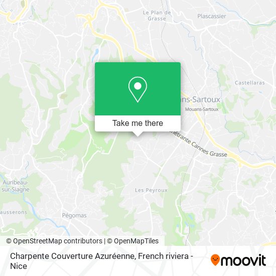 Charpente Couverture Azuréenne map