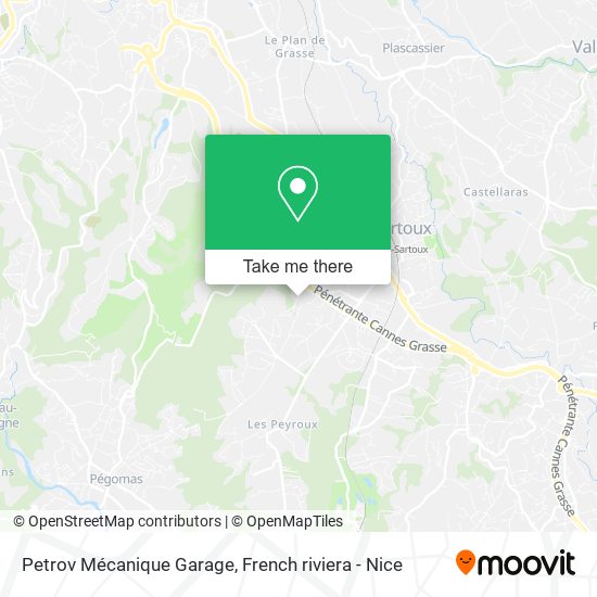Petrov Mécanique Garage map