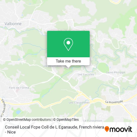 Conseil Local Fcpe Coll de L Eganaude map