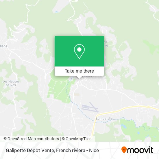 Mapa Galipette Dépôt Vente