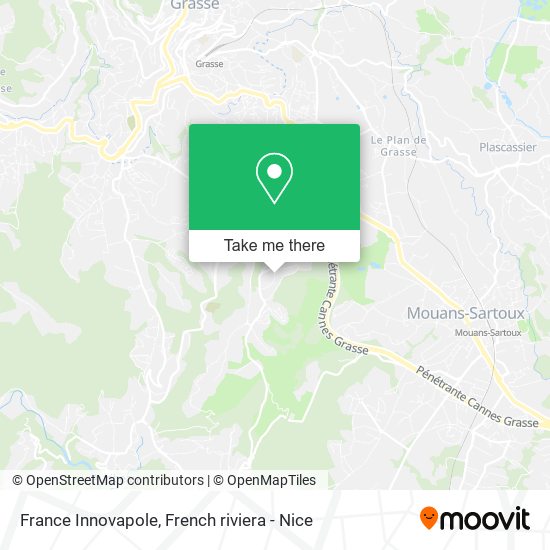 France Innovapole map