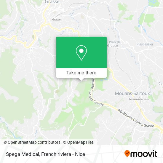 Spega Medical map