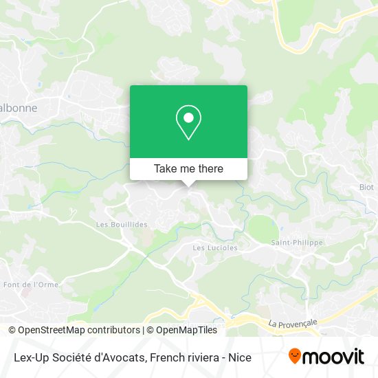 Mapa Lex-Up Société d'Avocats