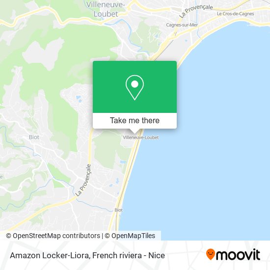 Amazon Locker-Liora map