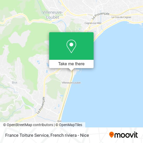 Mapa France Toiture Service