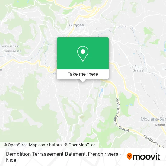 Demolition Terrassement Batiment map