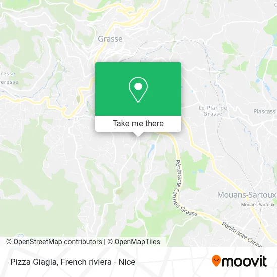 Pizza Giagia map