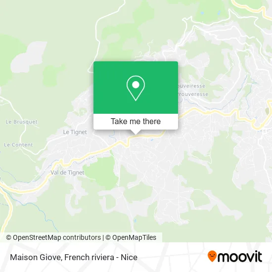 Maison Giove map