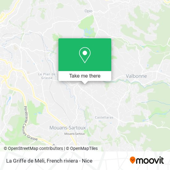 La Griffe de Méli map