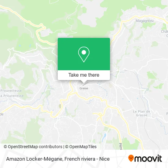 Amazon Locker-Mégane map