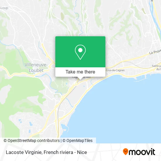 Lacoste Virginie map