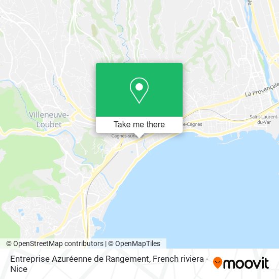 Entreprise Azuréenne de Rangement map