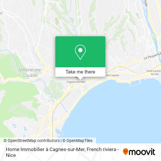 Mapa Home Immobilier à Cagnes-sur-Mer