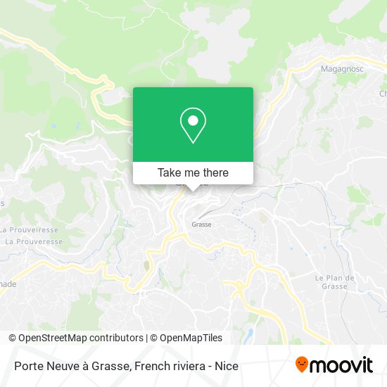 Porte Neuve à Grasse map