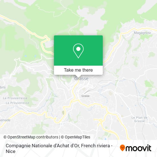 Compagnie Nationale d'Achat d'Or map