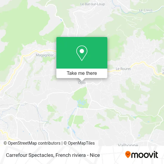 Carrefour Spectacles map