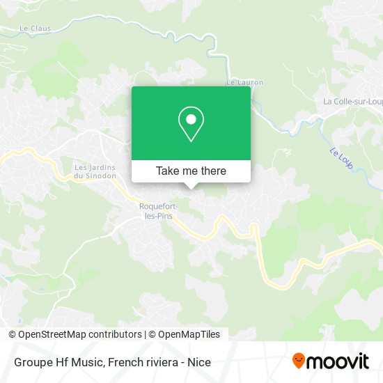 Groupe Hf Music map