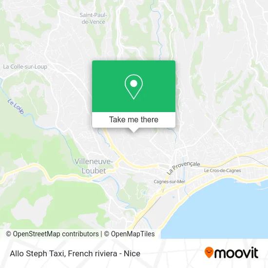 Allo Steph Taxi map