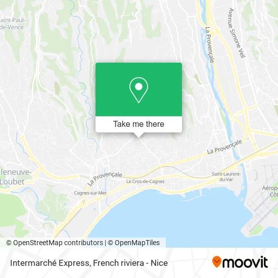 Intermarché Express map