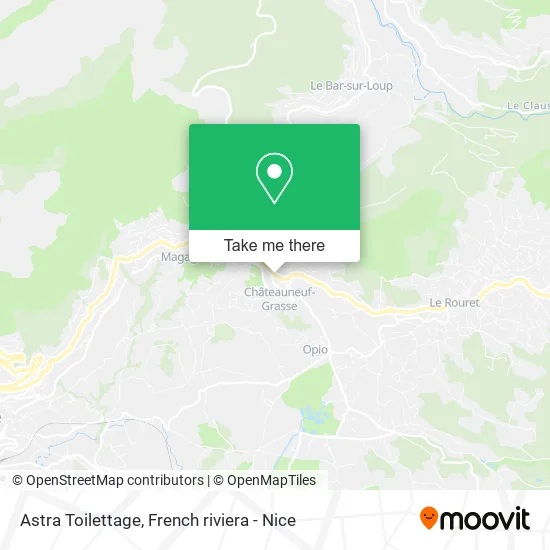 Astra Toilettage map