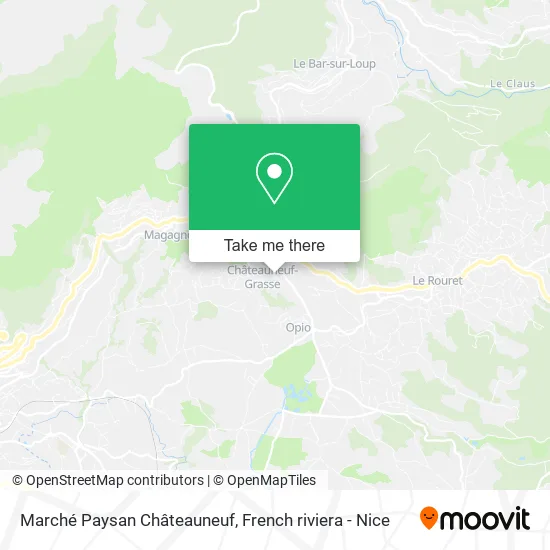 Marché Paysan Châteauneuf map