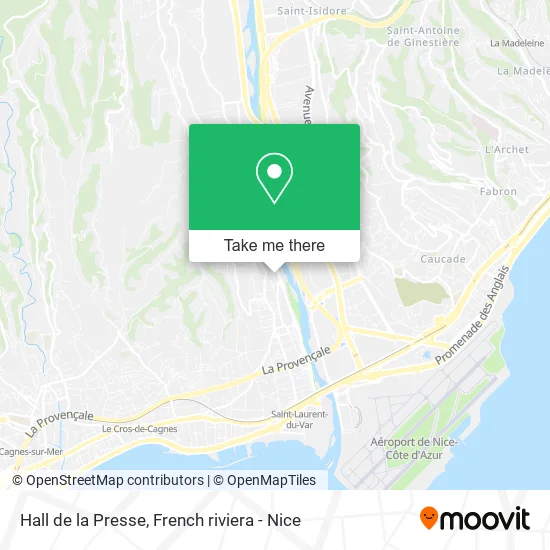 Hall de la Presse map