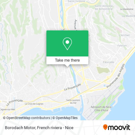 Mapa Borodach Motor