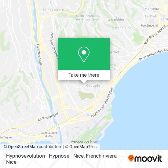 Mapa Hypnosevolution - Hypnose - Nice