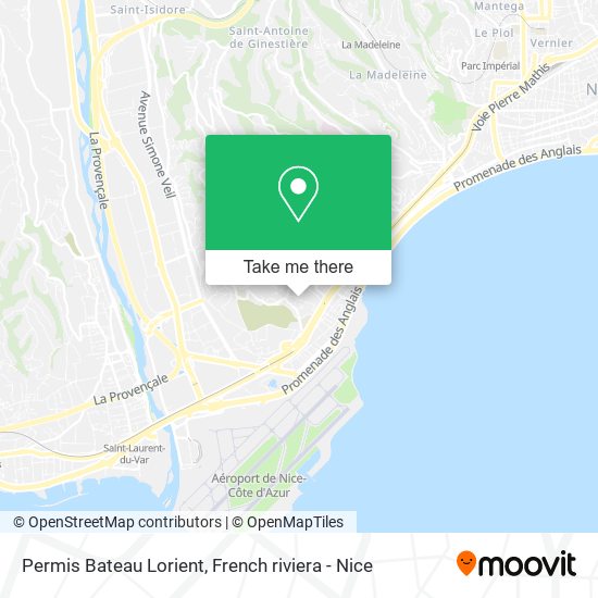 Permis Bateau Lorient map