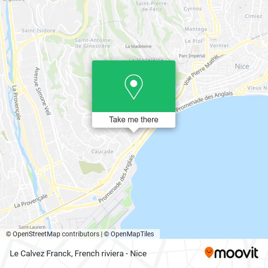 Mapa Le Calvez Franck