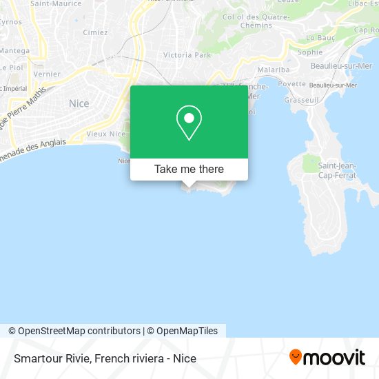 Mapa Smartour Rivie