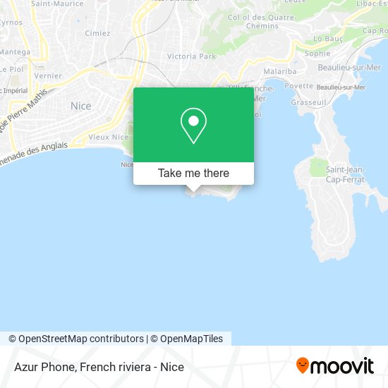 Mapa Azur Phone