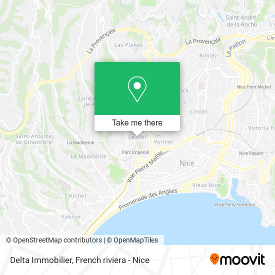 Delta Immobilier map