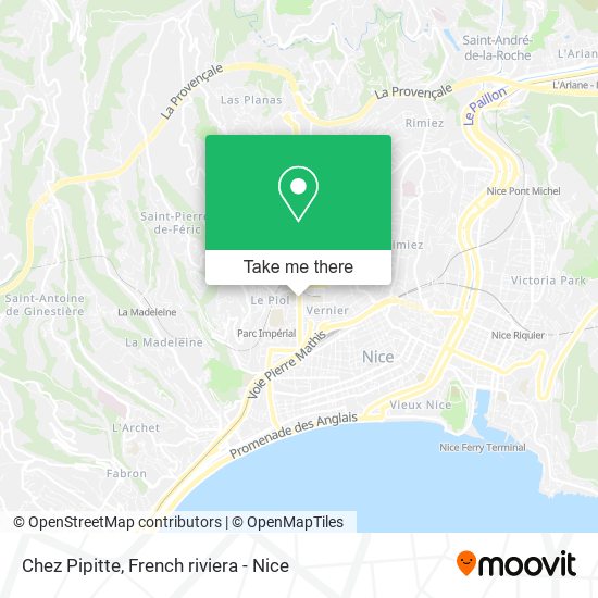 Chez Pipitte map