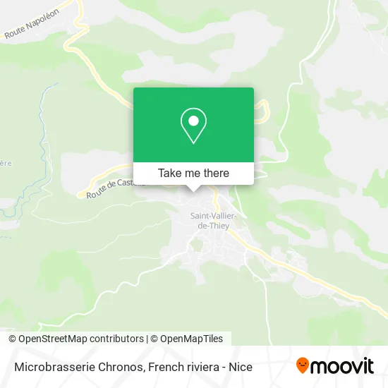 Microbrasserie Chronos map