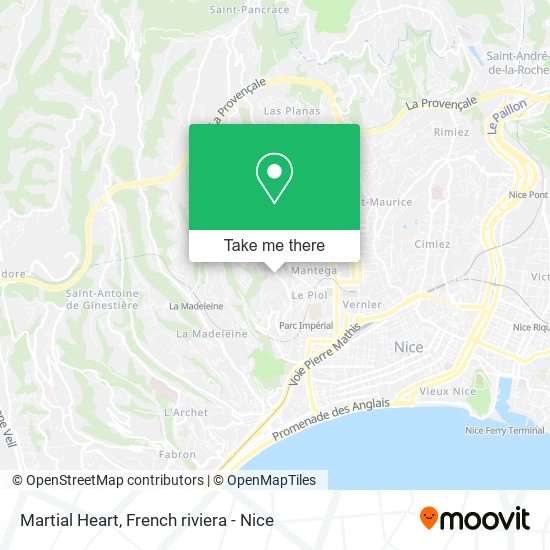 Martial Heart map