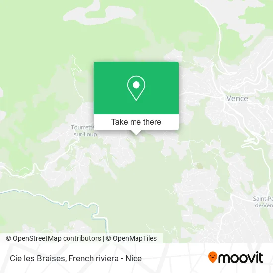 Cie les Braises map