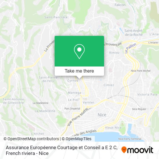 Assurance Européenne Courtage et Conseil a E 2 C map