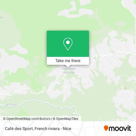 Mapa Café des Sport