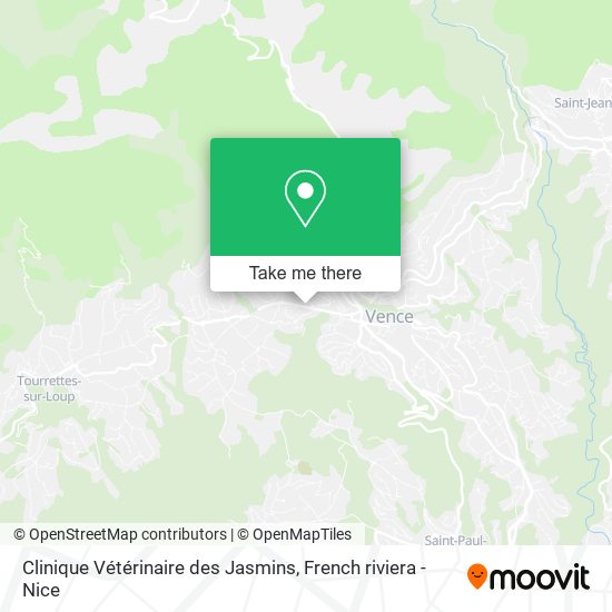 Clinique Vétérinaire des Jasmins map